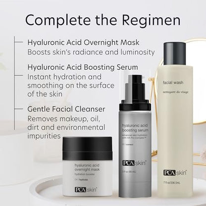 PCA SKIN Overnight Face Mask with Hyaluronic Acid – Brightening & Hydrating Night Mask for Radiant, Youthful Skin (1.8 oz) Avelisse