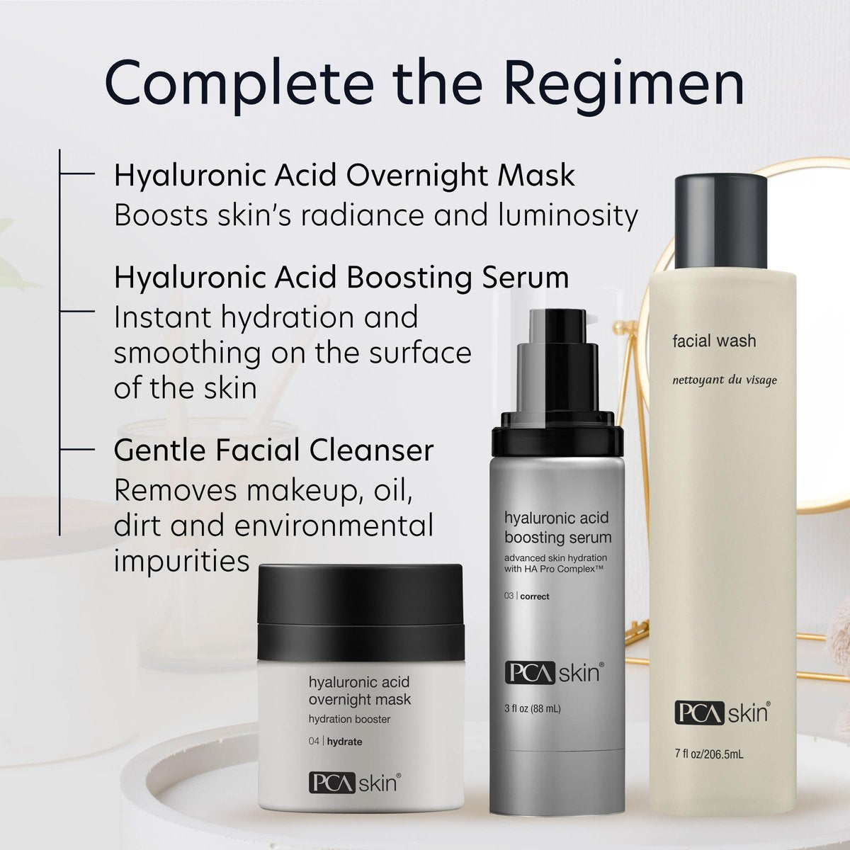 PCA SKIN Overnight Face Mask with Hyaluronic Acid – Brightening & Hydrating Night Mask for Radiant, Youthful Skin (1.8 oz) Avelisse
