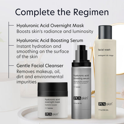 PCA SKIN Overnight Face Mask with Hyaluronic Acid – Brightening & Hydrating Night Mask for Radiant, Youthful Skin (1.8 oz) Avelisse