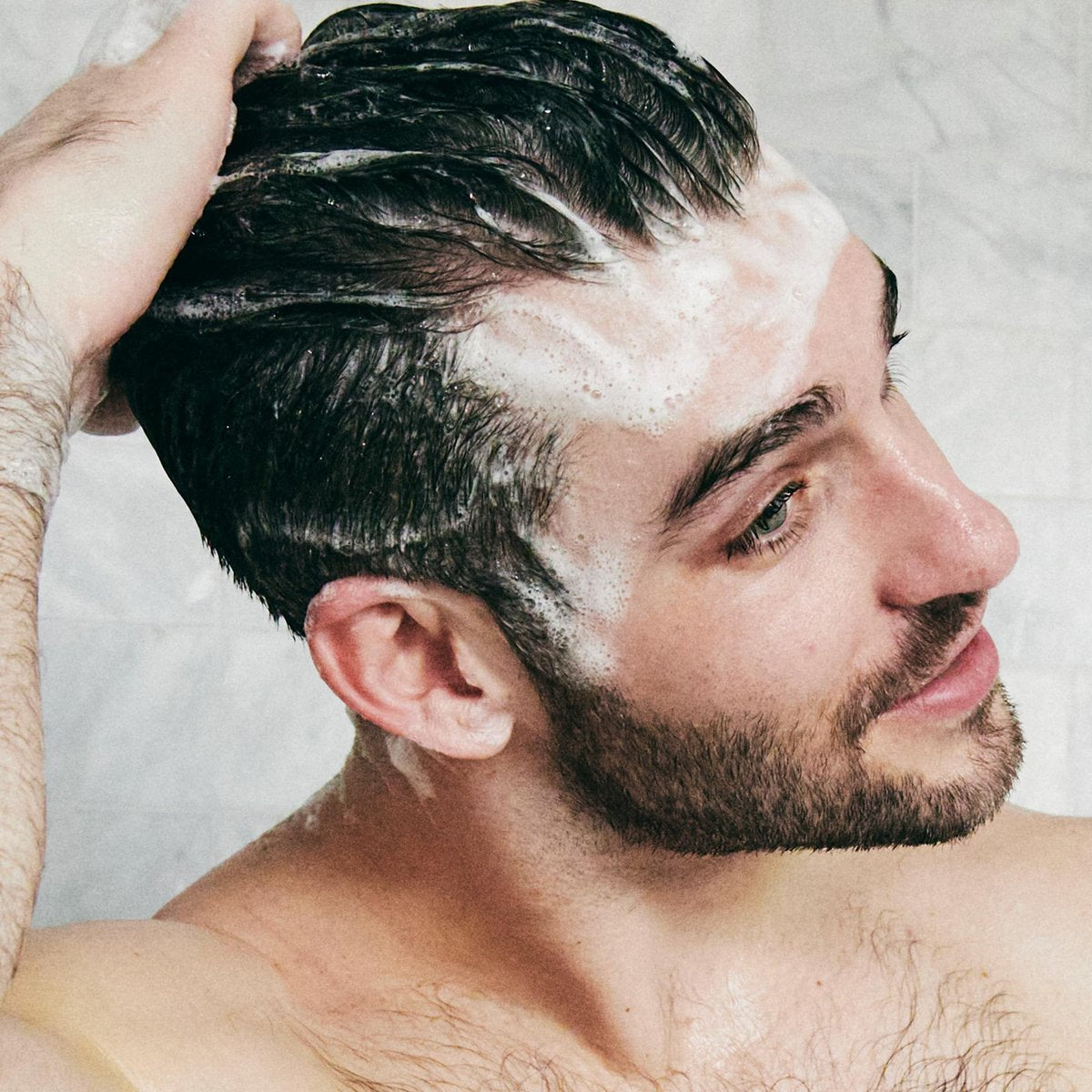 Brickell Men's Relieving Dandruff Shampoo for Men - Natural & Organic, Soothes and Eliminates Dandruff with Ziziphus Joazeiro, Aloe and Jojoba Oil (8 oz) - görsel 9