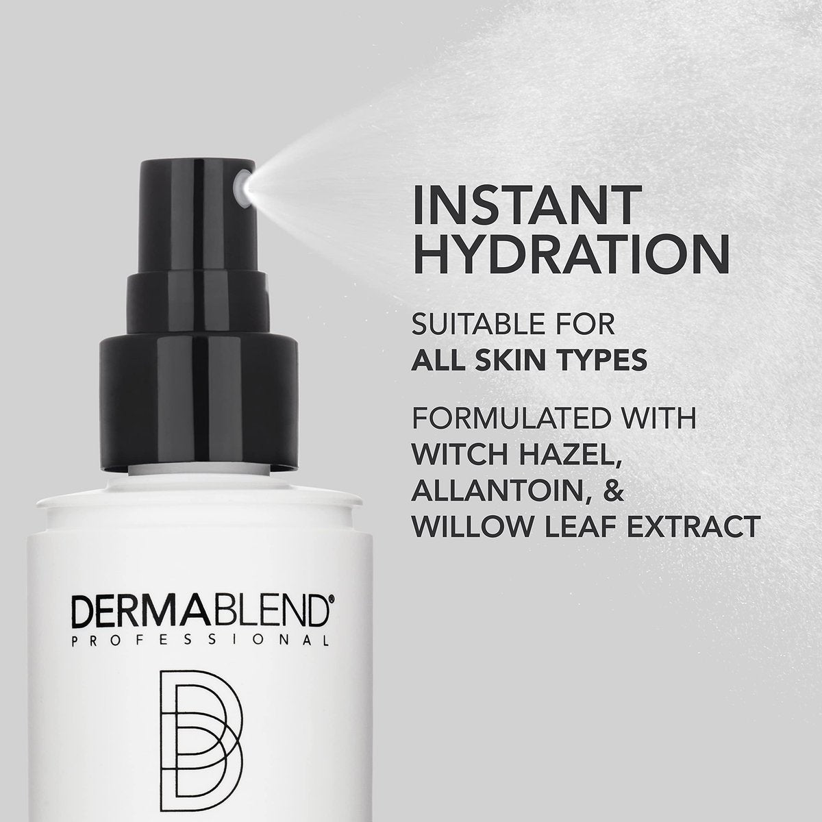 Dermablend Lock and Last Water-Resistant Setting Spray - Lightweight Natural Finish with Witch Hazel, 3.4 Fl Oz Avelisse