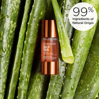 Clarins Self Tanning Face Booster - Natural, Buildable Tan Drops for Face, 0.5 Oz Avelisse