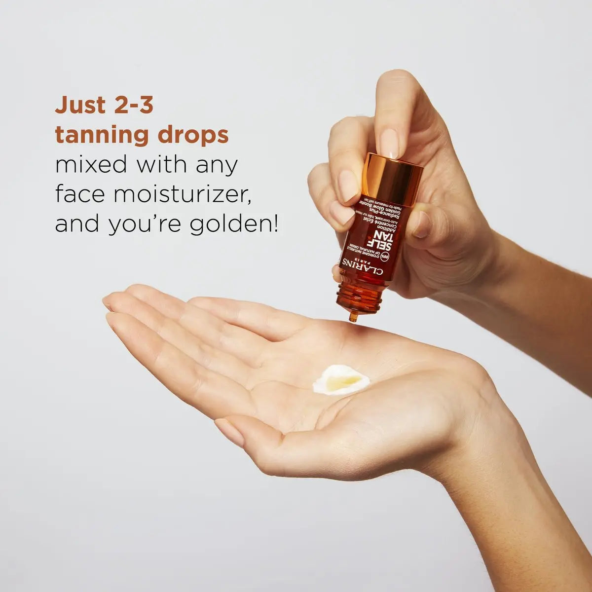 Clarins Self Tanning Face Booster - Natural, Buildable Tan Drops for Face, 0.5 Oz Avelisse
