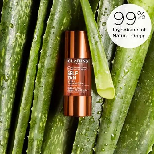 Clarins Self Tanning Face Booster - Natural, Buildable Tan Drops for Face, 0.5 Oz Avelisse