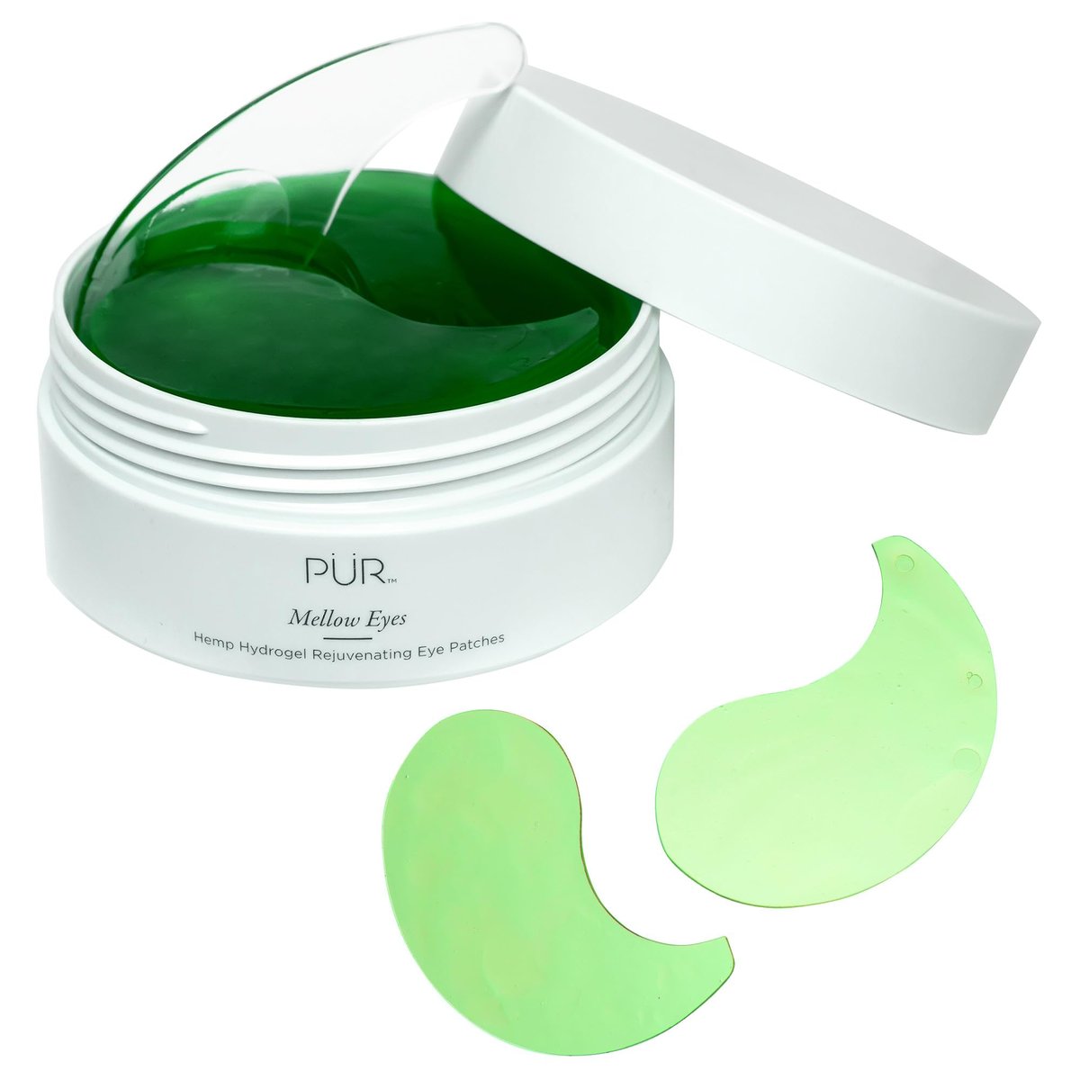 PÜR MINERALS Hydrogel Rejuvenating Under Eye Patches - Mellow Eyes - Hydrates, Plumps & Brightens - Hemp Seed Oil, Green Tea Extract, Kiwi Fruit Extract - Cruelty & Gluten Free - 30 Pairs Avelisse