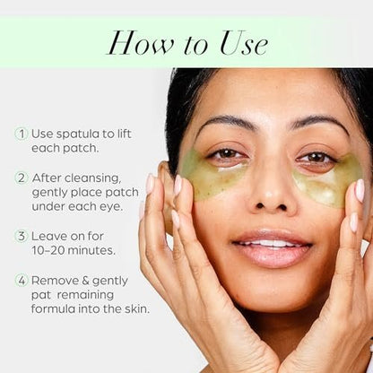 PÜR MINERALS Hydrogel Rejuvenating Under Eye Patches - Mellow Eyes - Hydrates, Plumps & Brightens - Hemp Seed Oil, Green Tea Extract, Kiwi Fruit Extract - Cruelty & Gluten Free - 30 Pairs Avelisse