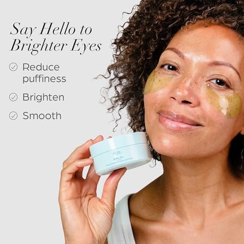 PÜR MINERALS Hydrogel Rejuvenating Under Eye Patches - Mellow Eyes - Hydrates, Plumps & Brightens - Hemp Seed Oil, Green Tea Extract, Kiwi Fruit Extract - Cruelty & Gluten Free - 30 Pairs Avelisse