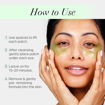 PÜR MINERALS Hydrogel Rejuvenating Under Eye Patches - Mellow Eyes - Hydrates, Plumps & Brightens - Hemp Seed Oil, Green Tea Extract, Kiwi Fruit Extract - Cruelty & Gluten Free - 30 Pairs Avelisse