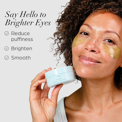 PÜR MINERALS Hydrogel Rejuvenating Under Eye Patches - Mellow Eyes - Hydrates, Plumps & Brightens - Hemp Seed Oil, Green Tea Extract, Kiwi Fruit Extract - Cruelty & Gluten Free - 30 Pairs Avelisse