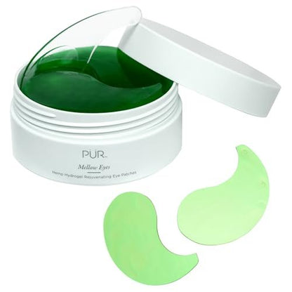 PÜR MINERALS Hydrogel Rejuvenating Under Eye Patches - Mellow Eyes - Hydrates, Plumps & Brightens - Hemp Seed Oil, Green Tea Extract, Kiwi Fruit Extract - Cruelty & Gluten Free - 30 Pairs Avelisse