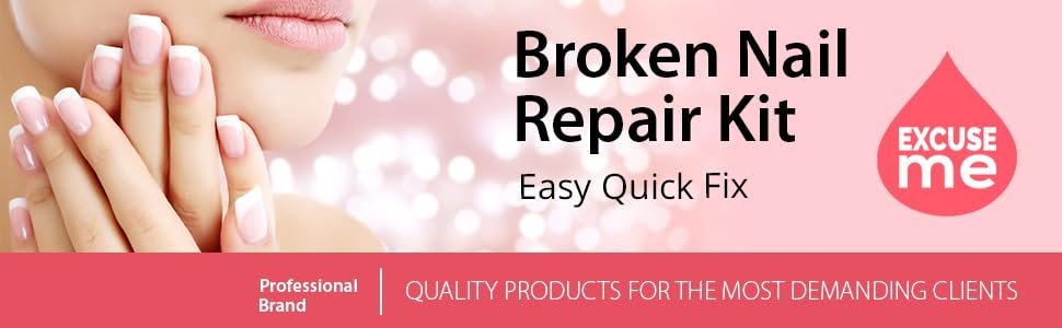 Professional Nail Repair Kit for Broken, Cracked, Split & Weak Nails – Easy Quick Fix Solution Avelisse
