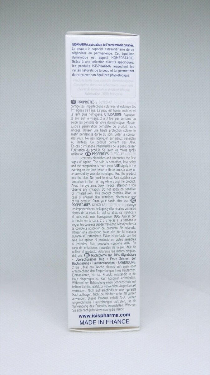 Isispharma Glyco-A Medium Peeling 30ml – Professional-Grade Glycolic Acid Face Peel for Smoother, Brighter Skin - görsel 8