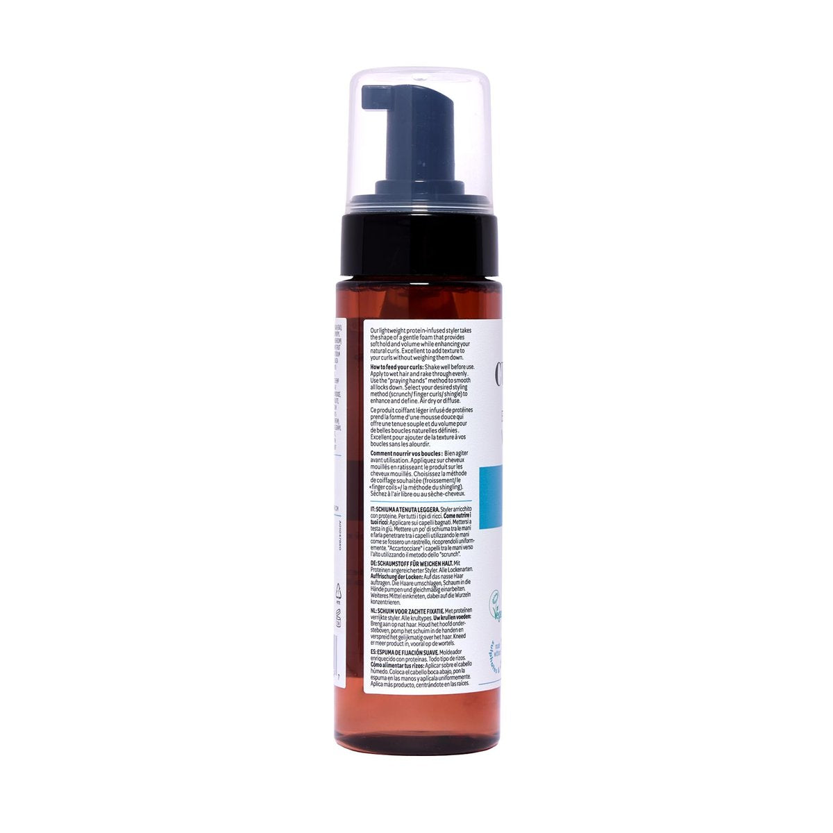 CURLSMITH Bouncy Strength Volume Foam – Light Hold Styling Foam for Curly & Wavy Hair (7.5 fl oz) Avelisse
