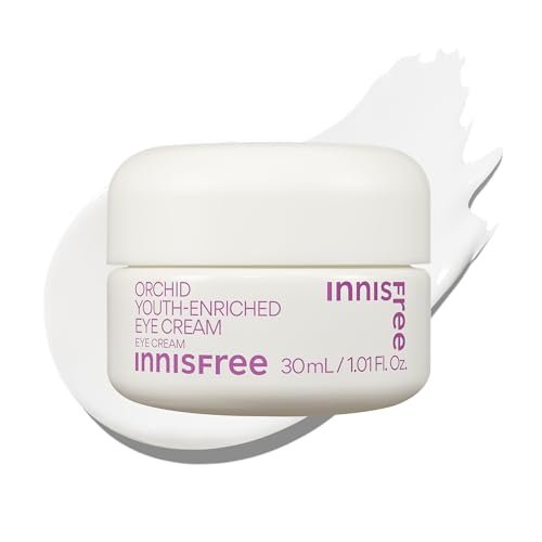 innisfree Orchid Youth-Enriched Eye Cream - Korean Firming Eye Treatment for Smoothing Fine Lines, 1 Fl Oz Avelisse