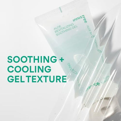 innisfree Aloe Vitalizing Soothing Gel Hydrating Face & Body Moisturizer - 10.1 Fl Oz Avelisse