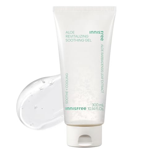 innisfree Aloe Vitalizing Soothing Gel Hydrating Face & Body Moisturizer - 10.1 Fl Oz Avelisse