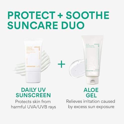 innisfree Aloe Vitalizing Soothing Gel Hydrating Face & Body Moisturizer - 10.1 Fl Oz Avelisse