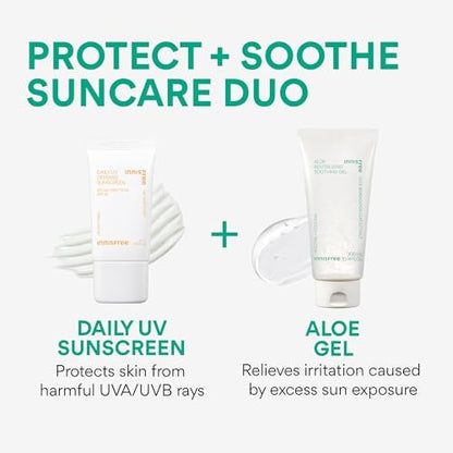 innisfree Aloe Vitalizing Soothing Gel Hydrating Face & Body Moisturizer - 10.1 Fl Oz Avelisse
