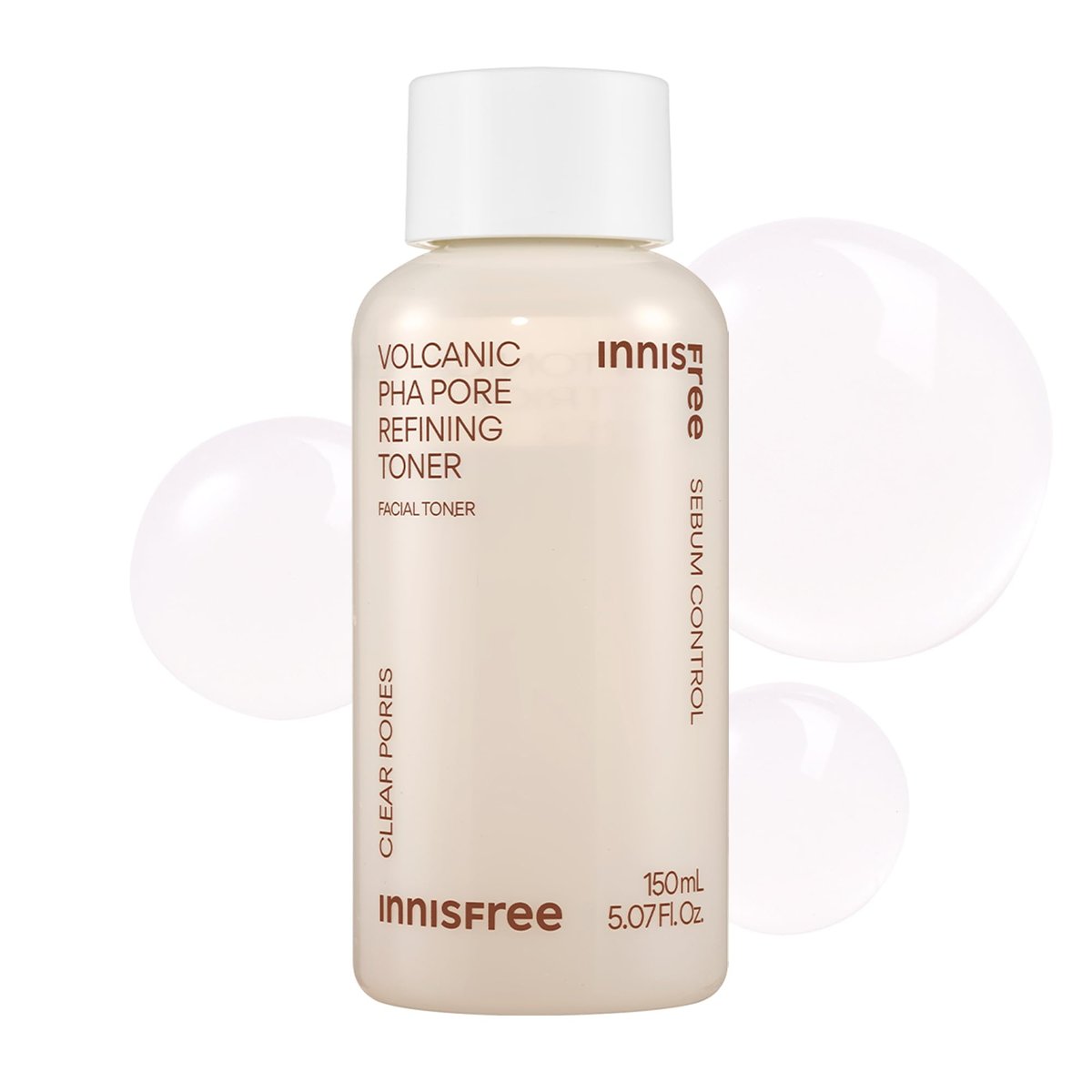 innisfree Volcanic PHA Toner – Korean Exfoliating Face Treatment with AHA & BHA, Refines Texture & Controls Oil (5.07 Fl Oz) Avelisse