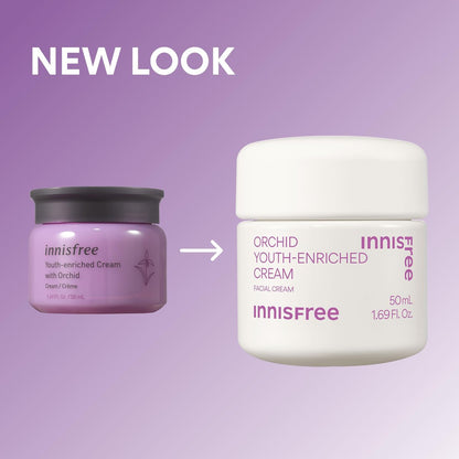 Innisfree Orchid Youth-Enriched Cream – Firming & Hydrating Face Moisturizer for Youthful Skin Avelisse