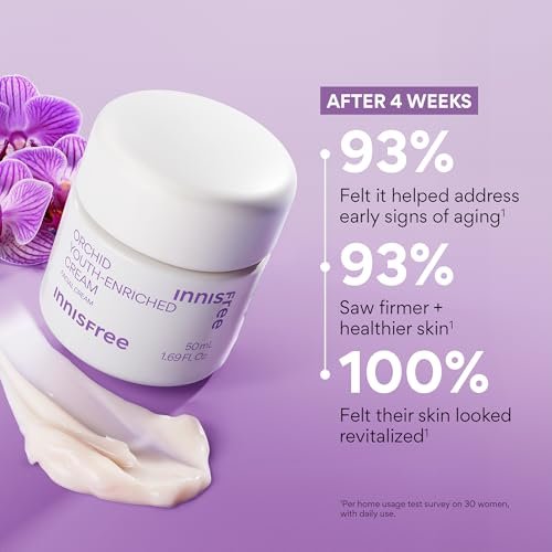Innisfree Orchid Youth-Enriched Cream – Firming & Hydrating Face Moisturizer for Youthful Skin Avelisse
