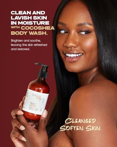 Buttah Skin by Dorion Renaud CocoShea Body Wash 10oz - Nourishing African Cocoa Butter Body Wash for Men & Women Avelisse