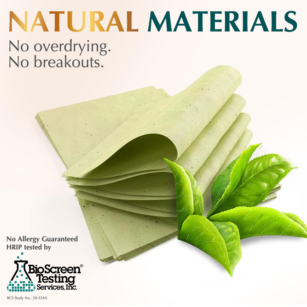 Natural Green Tea Oil Blotting Sheets for Face - 25% Larger - 3 Pack/300 Sheets - Makeup Friendly Oil Absorbing Papers with Easy Dispensing - görsel 15