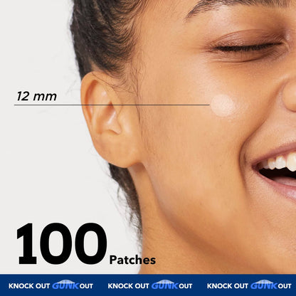 AVARELLE Gunk Out Pimple Patches for Face (100 Count) – Blackhead & Pore Extractor Acne Treatment, Hydrocolloid Cystic Acne Patches, FSA HSA Eligible