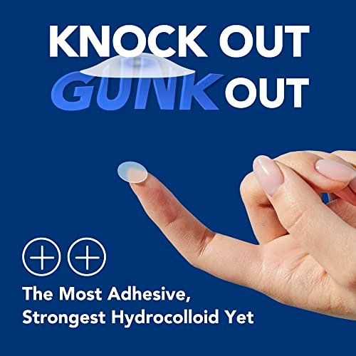 AVARELLE Gunk Out Pimple Patches for Face (100 Count) – Blackhead & Pore Extractor Acne Treatment, Hydrocolloid Cystic Acne Patches, FSA HSA Eligible - görsel 4