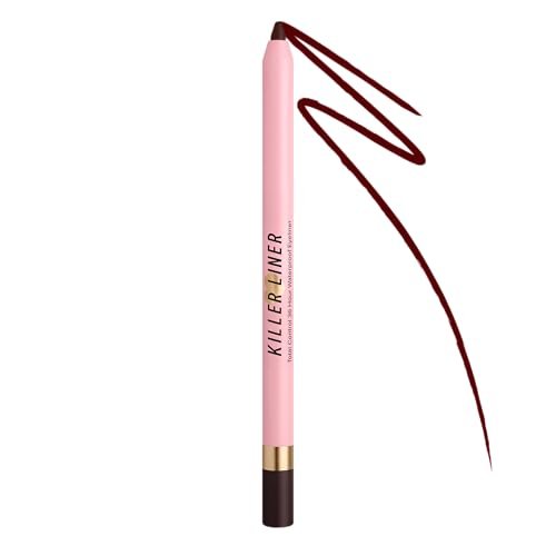 Too Faced Killer Liner 36-Hour Gel Eyeliner Pencil - Long Lasting, Waterproof, Non-Flaking - Espresso (Black/Brown) - görsel 2
