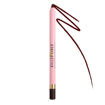 Too Faced Killer Liner 36-Hour Gel Eyeliner Pencil - Long Lasting, Waterproof, Non-Flaking - Espresso (Black/Brown)
