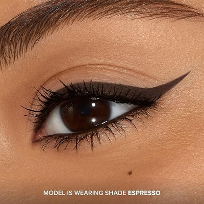 Too Faced Killer Liner 36-Hour Gel Eyeliner Pencil - Long Lasting, Waterproof, Non-Flaking - Espresso (Black/Brown)