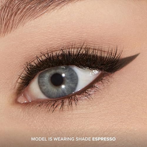 Too Faced Killer Liner 36-Hour Gel Eyeliner Pencil - Long Lasting, Waterproof, Non-Flaking - Espresso (Black/Brown) - görsel 8