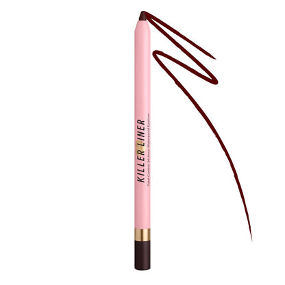 Too Faced Killer Liner 36-Hour Gel Eyeliner Pencil - Long Lasting, Waterproof, Non-Flaking - Espresso (Black/Brown)