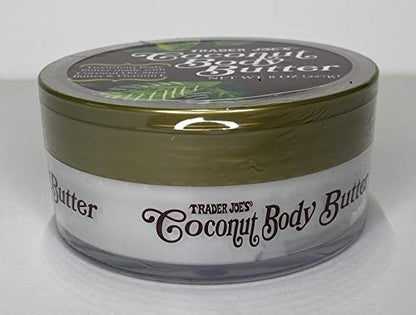 Trader Joe's Coconut Body Butter - 8 oz | Nourishing & Hydrating Skin Moisturizer Avelisse