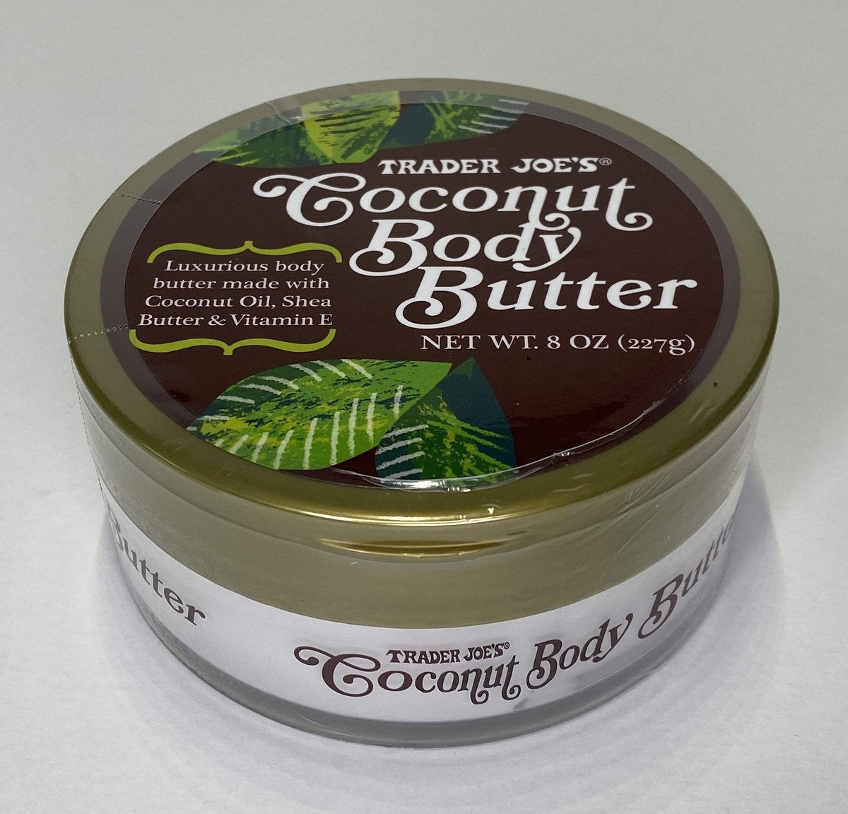 Trader Joe's Coconut Body Butter - 8 oz | Nourishing & Hydrating Skin Moisturizer Avelisse