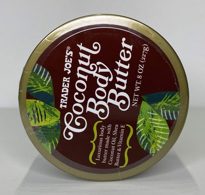 Trader Joe's Coconut Body Butter - 8 oz | Nourishing & Hydrating Skin Moisturizer Avelisse