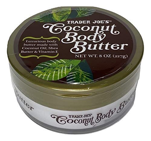 Trader Joe's Coconut Body Butter - 8 oz | Nourishing & Hydrating Skin Moisturizer Avelisse
