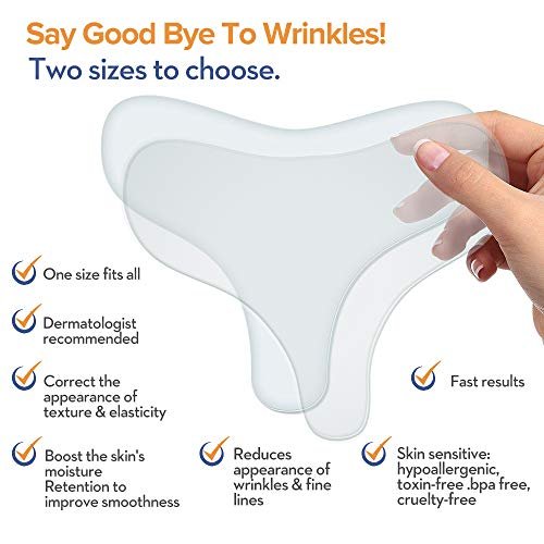 PAPABA 2-Pack Chest Wrinkle Pads – Reusable Silicone Sleep Patches for Décolleté & Chest Anti-Aging, Medical Grade Skin Care - görsel 4
