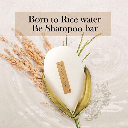mimosu Hair Growth Shampoo Bar - Fermented Rice Water 2-in-1 Shampoo & Conditioner, Unscented, pH Balanced, Solid Bar for Oily Hair, Korean Hair Care - görsel 13