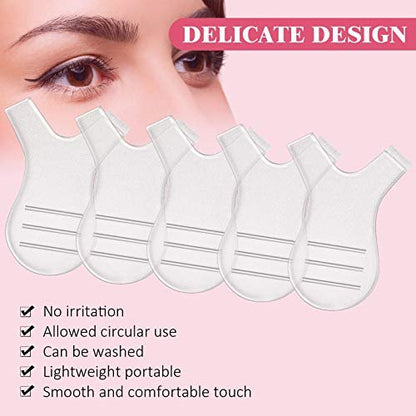 60 Pieces Y Comb Eyelash Lift Brush Eyelash Perming Brush Makeup Beauty Tool Supplies for Lash Grafting Extension
