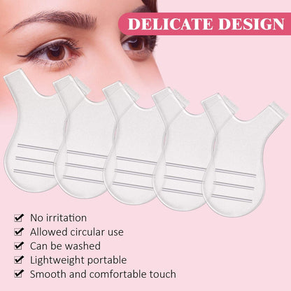 60 Pieces Y Comb Eyelash Lift Brush Eyelash Perming Brush Makeup Beauty Tool Supplies for Lash Grafting Extension