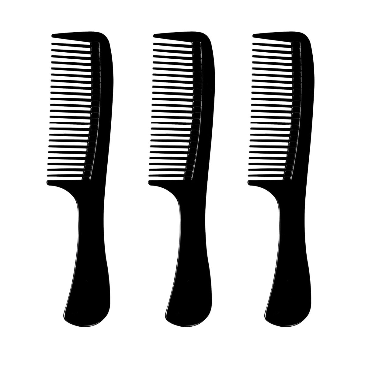 Vakly Wide Tooth Comb 8.5 in (3 Pack) – Large Detangling Paddle Comb with Round Handle for Wet or Dry Hair, Thick, Curly, Wavy & Long Hair - görsel 9