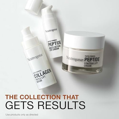 Neutrogena Rapid Firming Peptide Contour Lift Face Cream - Anti-Aging Moisturizer for Visible Firmness & Wrinkle Smoothing, 1.7 oz Avelisse