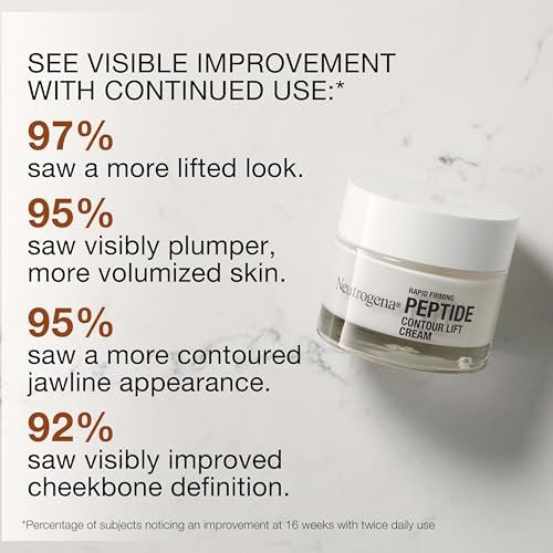 Neutrogena Rapid Firming Peptide Contour Lift Face Cream - Anti-Aging Moisturizer for Visible Firmness & Wrinkle Smoothing, 1.7 oz Avelisse