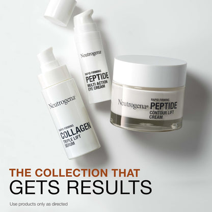 Neutrogena Rapid Firming Peptide Contour Lift Face Cream - Anti-Aging Moisturizer for Visible Firmness & Wrinkle Smoothing, 1.7 oz Avelisse