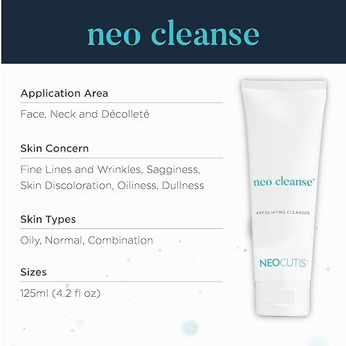 Neocutis Neo Cleanse Exfoliating Skin Cleanser - Glycolic Acid Gel - 125ml Avelisse