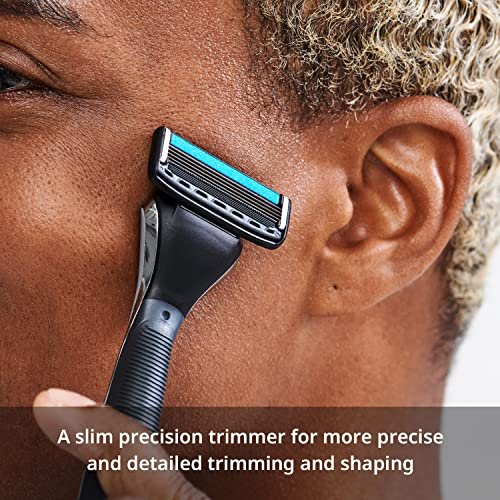 Dorco Pace 4 Pro Four-Blade Razor Shaving System – 2 Replacement Handles (Handles Only, Grey) Avelisse