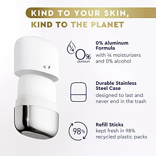 Dove Refillable Deodorant Starter Kit 0% Aluminum Sensitive Aluminum Free Deodorant - 1.13 oz - görsel 16