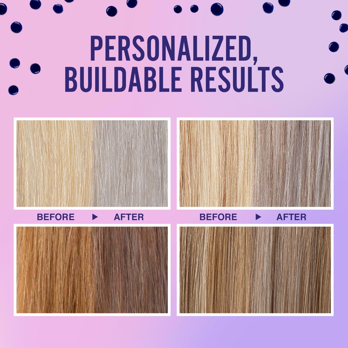 OGX Impecca-Blonde Purple Toning Drops for Blonde Enhance, 4 fl oz Avelisse